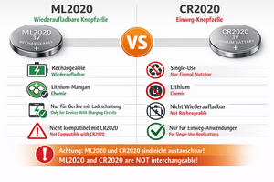 LIR3032 LIR3048 LIR1220 LIR1040 LIR2440 LIR1648 LIR1654 LIR2450 LIR2430 ML1220 Wiederaufladbare Knopfzelle
