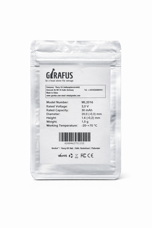 LIR3032 LIR3048 LIR1220 LIR1040 LIR2440 LIR1648 LIR1654 LIR2450 LIR2430 ML1220 Wiederaufladbare Knopfzelle