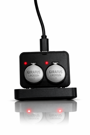 Girafus USB Ladegerät für wiederaufladbare LiR 2032/2016/2025 Knopfzellen - Varianten