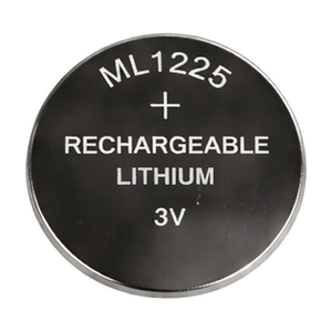 ML1225 3V wiederaufladbare Knopfzelle Lithium