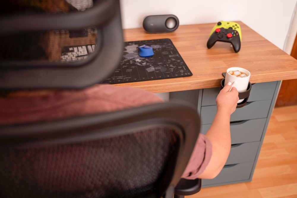 Girafus Tridirectional Cup Holder Table Cup Holder Desk Bottle Holder Cup Holder Cupholder Desk Accessories Universal Cup Holder Office Mug Holder Tabletop