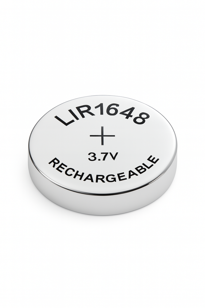 LIR1648 3,7V 80mAh wiederaufladbare Knopfzelle Lithium Ion 1648