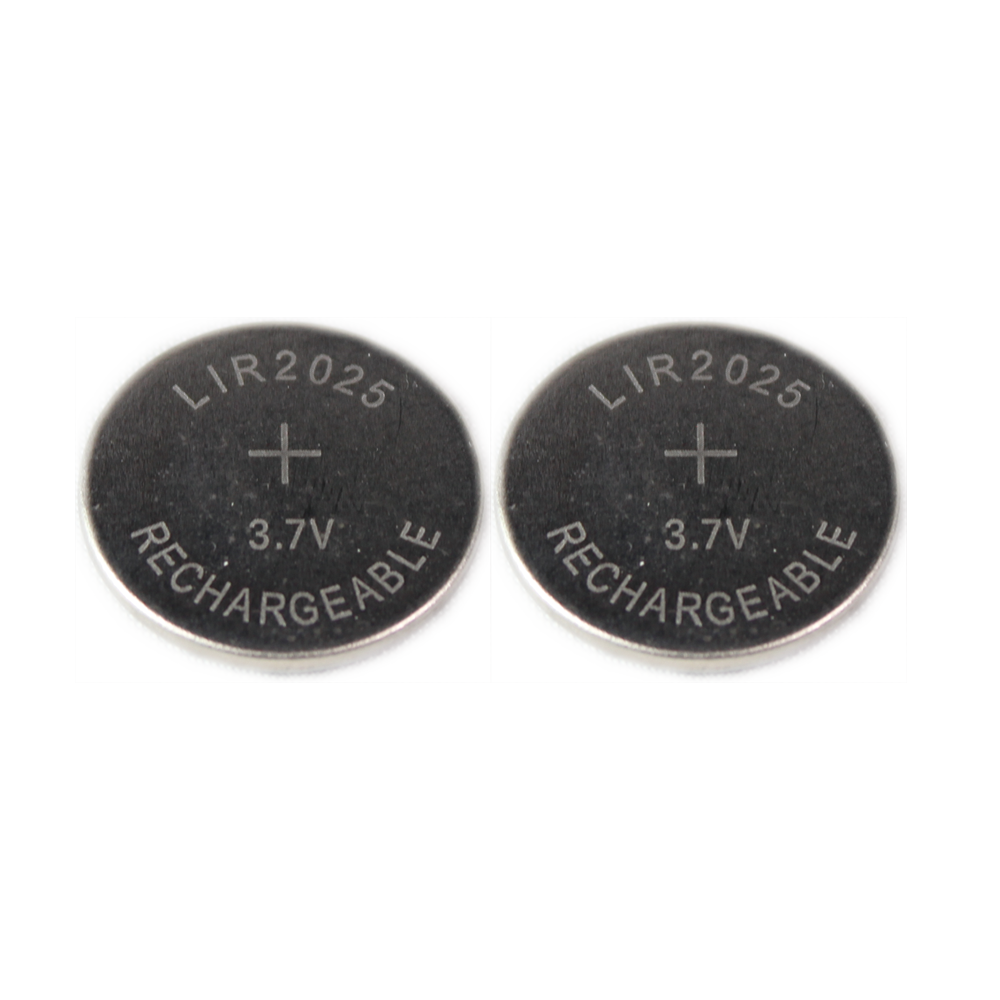 2x LIR2025 Knopfzellen-Akku