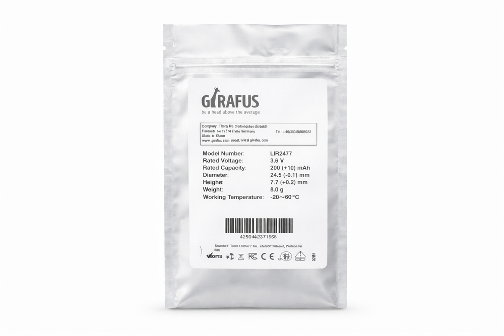 LIR3032 LIR3048 LIR1220 LIR1040  LIR2440 LIR1648 LIR1654 LIR2450 LIR2430 ML1220 Wiederaufladbare Knopfzelle