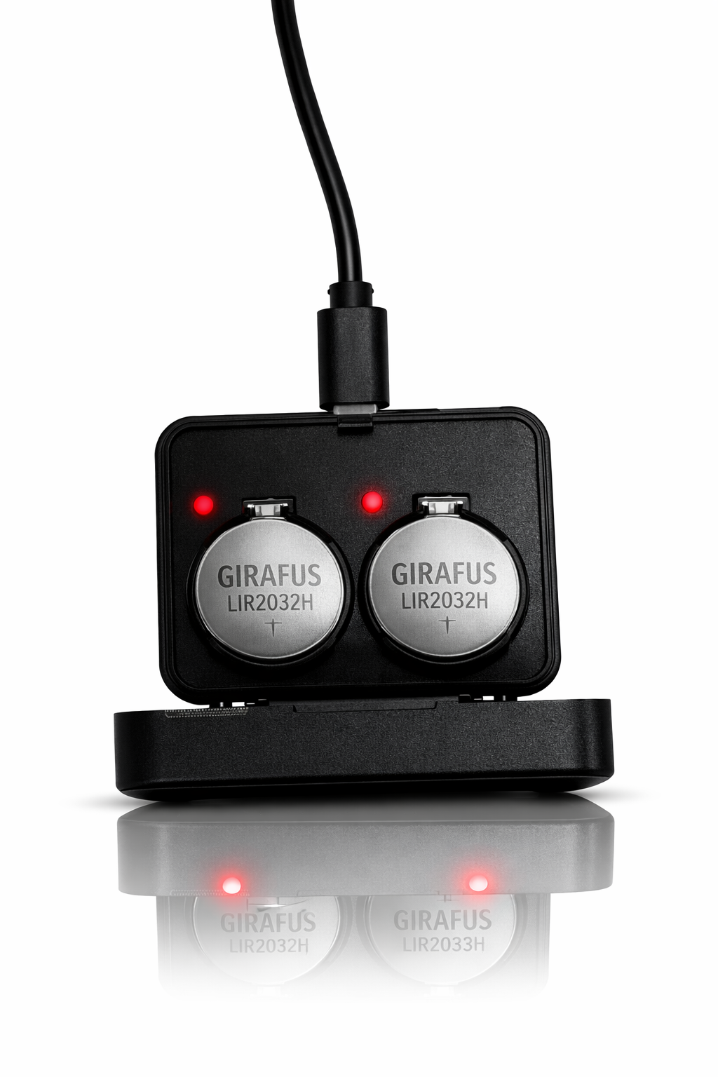 Girafus USB Ladegerät für wiederaufladbare LiR 2032/2016/2025  Knopfzellen - Varianten