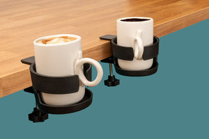 Girafus Tridirektionale  Becherhalter Tisch  Getränkehalter Schreibtisch Flaschenhalter Tassenhalter Cup Holder Cupholder Schreibtisch Zubehör Universal Becherhalter Büro Becher Halterung Tischplatte