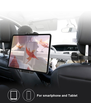 Girafus Relax H3 - Tablethalterung für KFZ, Auto, Rücksitz, Kopfstütze für zB. iPad, iPad, Pro Galaxy, MS Surface, Medion uvm - Varianten