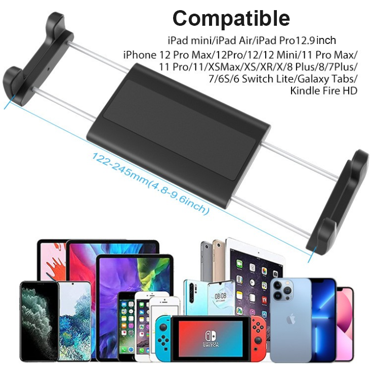 Girafus Relax H3 - Tablet holder for car, back seat, headrest e.g. iPad, iPad, Pro Galaxy, MS Surface, Medion and many more. - Variants
