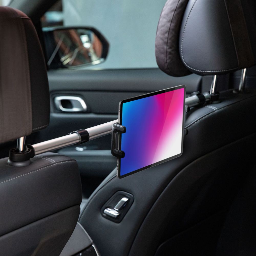 Girafus Relax H3 - Support de tablette pour voiture, siège arrière,  appuie-tête pour par ex. iPad, iPad, Pro Galaxy, MS Surface, Medion et bien