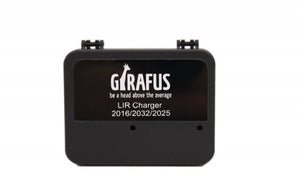 Cargador USB Girafus para pilas de botón recargables LiR 2032/2016/2025 - Variantes