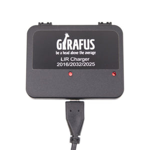 Girafus Chargeur USB pour piles bouton rechargeables LiR 2032/2016/2025 - Variantes