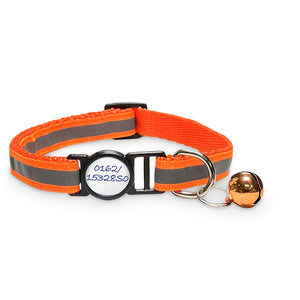 Girafus cat collar with safety lock, reflective suitable for the Girafus tracking device