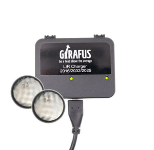 Girafus USB Ladegerät für wiederaufladbare LiR 2032/2016/2025  Knopfzellen - Varianten